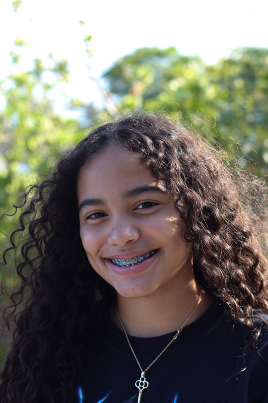 Teen girl with Braces